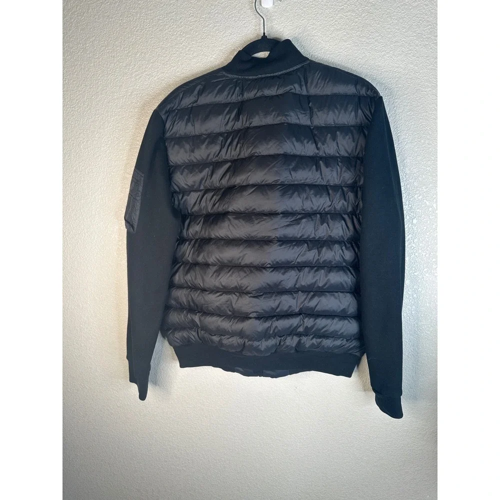 Polo Ralph Lauren Men's Black Hybrid Quilted Performance Bomber Jacket Size M